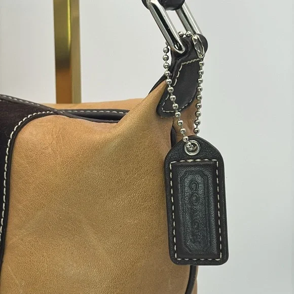 Vintage Coach Y2K leather - suede - signature mini bag - Picture 5 of 13